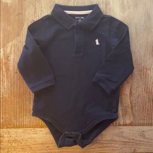 18 months Navy Green Dog Shirt